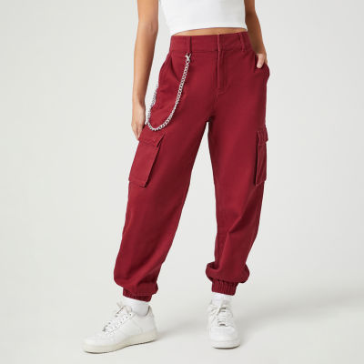 Mid-Rise Wide-Leg Cargo Pants for Girls