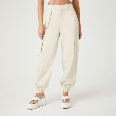 Forever 21 Cargo Womens Mid Rise Jogger Pant Juniors