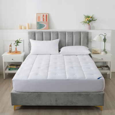 Royal Velvet Button Stitch Stain Restistant Mattress Pad