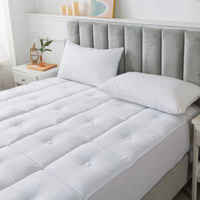 Royal Velvet Button Stitch Stain Restistant Mattress Pad