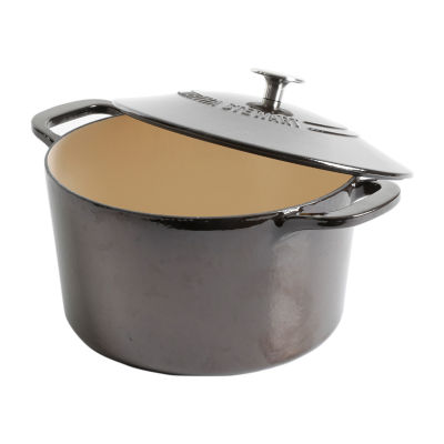 Lodge Cookware Cast Iron 6 Chef Style Double Dutch Oven, Color: Black -  JCPenney