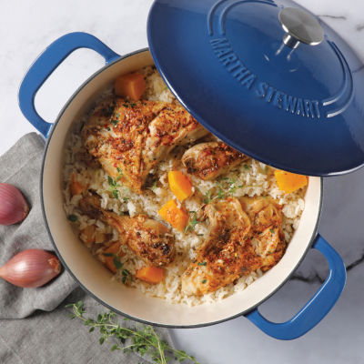 Martha Stewart Cast Iron 4-qt. Dutch Oven - JCPenney