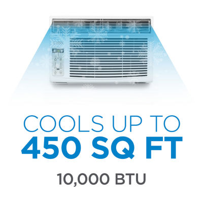 Commercial Cool Window AC 10,000 BTU with Remote Control & Electronic Controls up to 450 Sq. Ft.