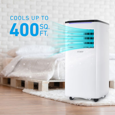 Coby Portable 3-in-1 9,000 BTU AC, Dehumidifier & Fan for 400 Sq. Ft. with Remote Control and Timer