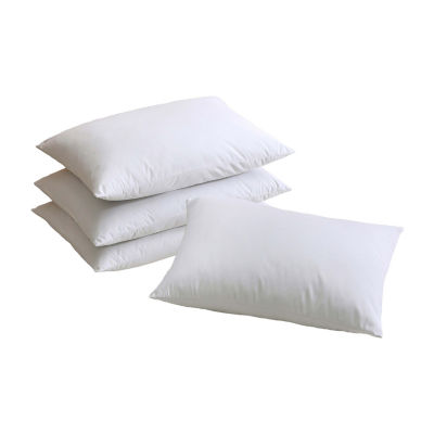 St. James Home 4 Pack Soft Cover Nano Feather Filled Bed Pillows