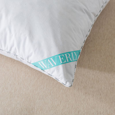 Waverly 300 Thread Count Cotton White Duck Down Pillow