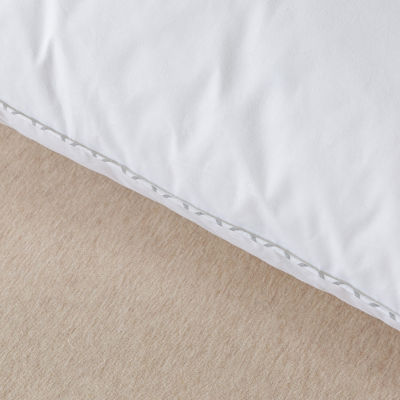 Waverly Antimicrobial treated 233 Thread Count Cotton White Duck Down Pillow