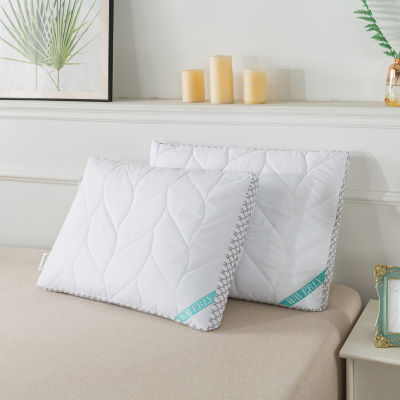 Waverly Antimicrobial treated Quilted Nano Feather Gusseted Pillow