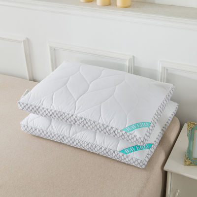 Waverly Antimicrobial treated Quilted Nano Feather Gusseted Pillow