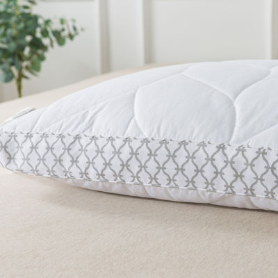 Waverly Antimicrobial treated Quilted Nano Feather Gusseted Pillow