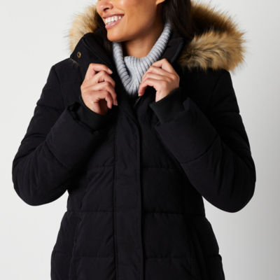 St. John's Bay Womens Heavyweight Puffer Jacket