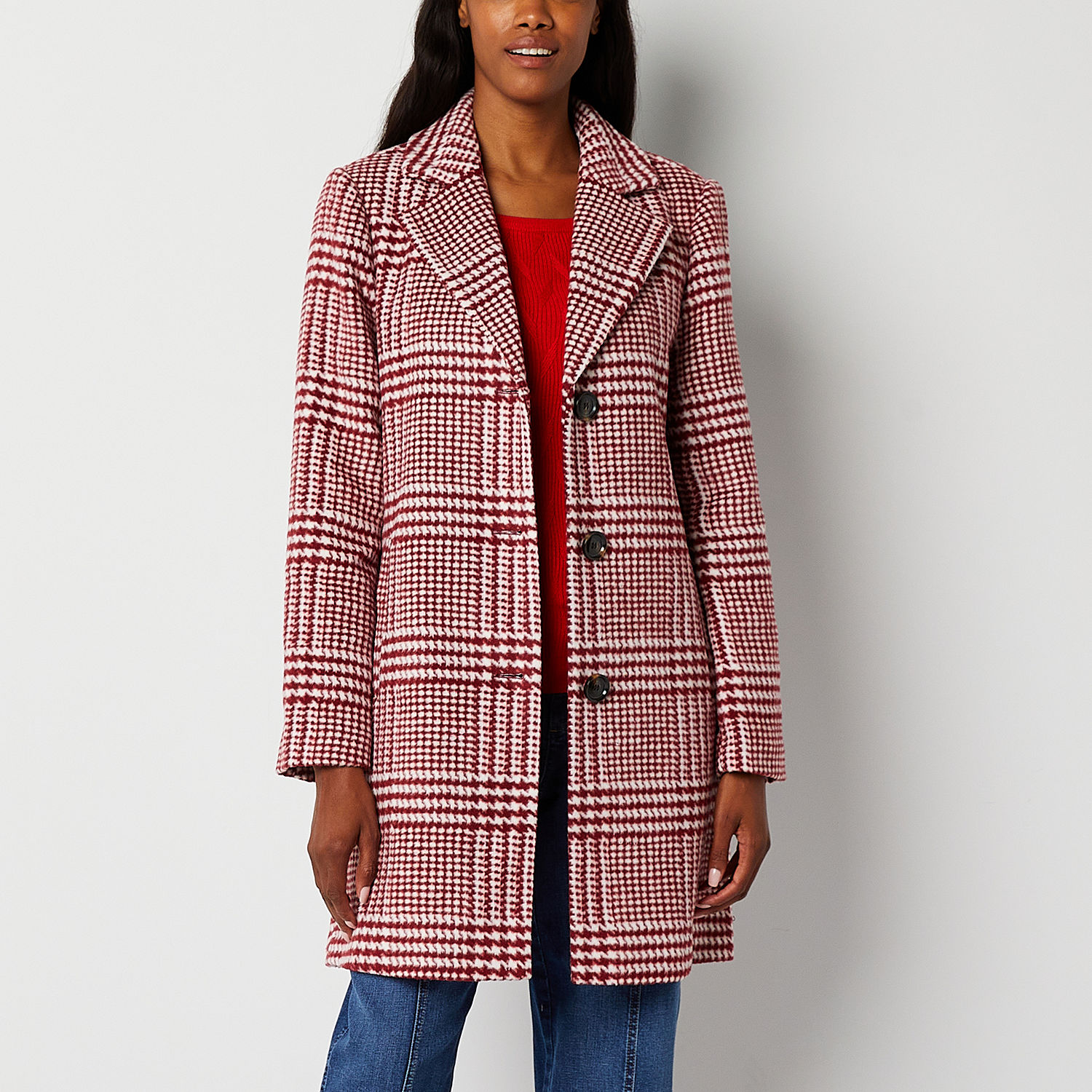 Liz Claiborne Womens Midweight Trench Coat - JCPenney