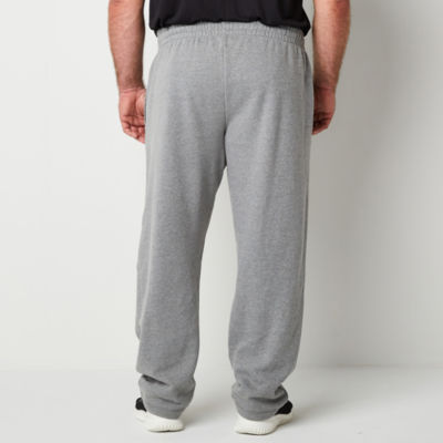 Xersion Quick Dry Cotton Fleece Mens Mid Rise Big and Tall Workout Pant