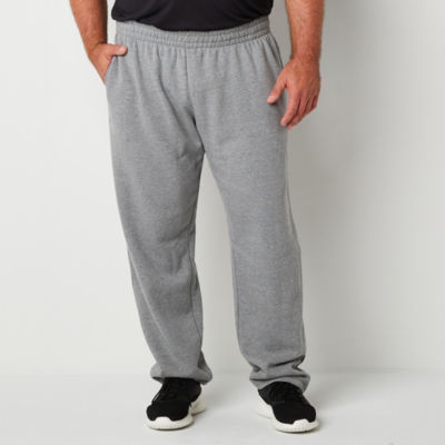 Xersion Quick Dry Cotton Fleece Mens Mid Rise Big and Tall Workout Pant