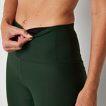 Sustainable Yoga Flared Pants in Forest