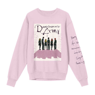 Juniors Womens Crew Neck Long Sleeve Harry Potter Sweatshirt