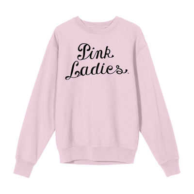 Juniors Womens Crew Neck Long Sleeve Sweatshirt