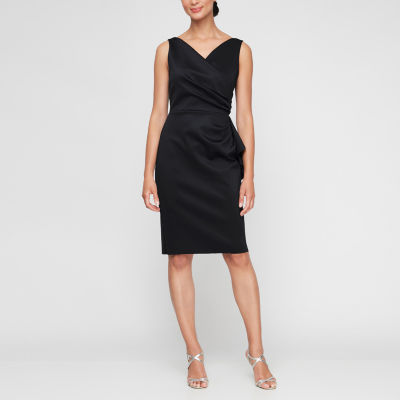 Atelier Danielle Womens Smoothing And Slimming Collection Sleeveless Sheath Dress