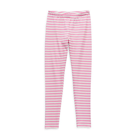 Thereabouts Little & Big Girls Knit Full Length Leggings, X-large (18.5) Plus, Pink