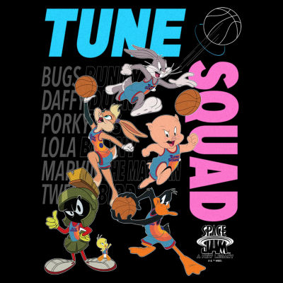 Mens Short Sleeve Looney Tunes Basketball Graphic T-Shirt