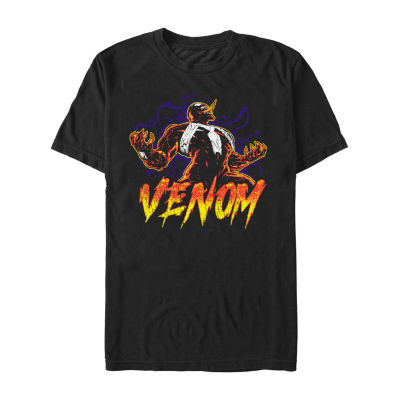 Mens Short Sleeve Venom Graphic T-Shirt