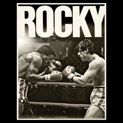 Mens Short Sleeve Rocky Graphic T-Shirt