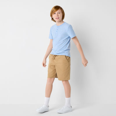 Thereabouts Little & Big Boys Short Sleeve Henley Shirt