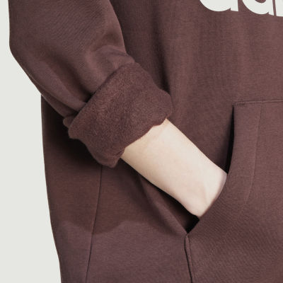 adidas Womens Long Sleeve Fleece Active Hoodie