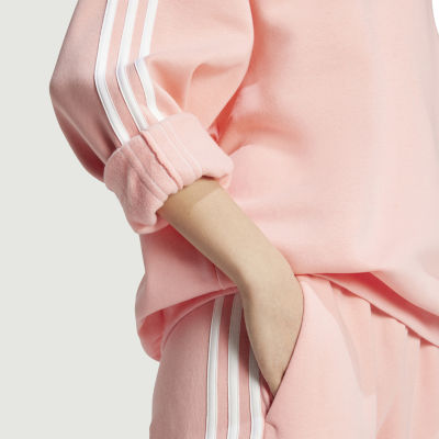 adidas Oversized Essentials 3 Stripes Crew Sweatshirt