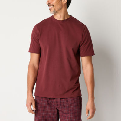 Stafford Super Soft Mens Short Sleeve Crew Neck Pajama Top