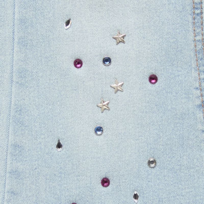 Vanilla Star Big Girls Embellished Flare Leg Jean