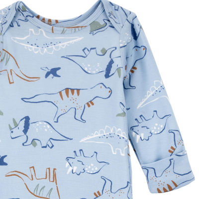 Carter's Purelysoft Baby Boys Crew Neck Long Sleeve 2-pc. Nightgown