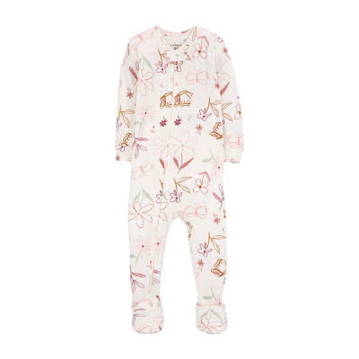 Carter's Baby Girls Footed Long Sleeve One Piece Pajama