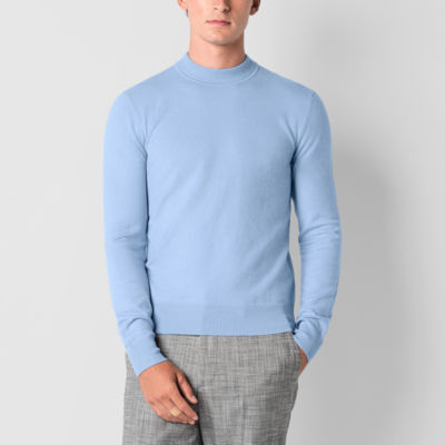 J. Ferrar Mens Long Sleeve Mock Neck Top