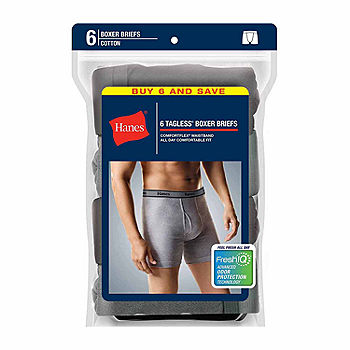 NEW Hanes Sport Comfort Cool Tagless Briefs Breathable Mesh FRESH IQ 5 PACK