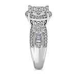 Womens 1 CT. T.W. Genuine Diamond 10K Gold Engagement Ring