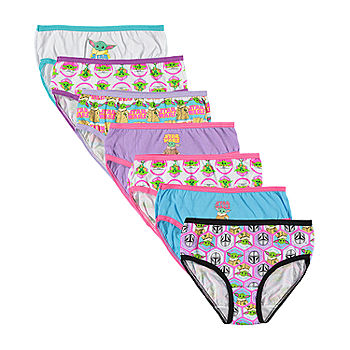Moana Girls Underwear, 7 Pack Panties (Little Girls & Big Girls) 