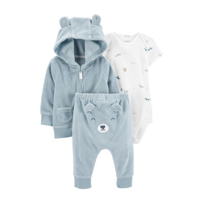 Carter's Baby Boys 3pc. Pant Set, Color Light Blue JCPenney