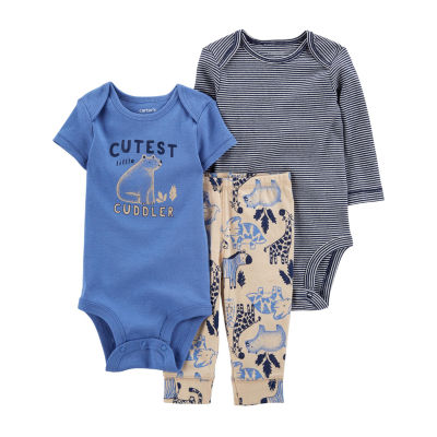 Carter's Baby Boys 3pc. Pant Set, Color Blue JCPenney