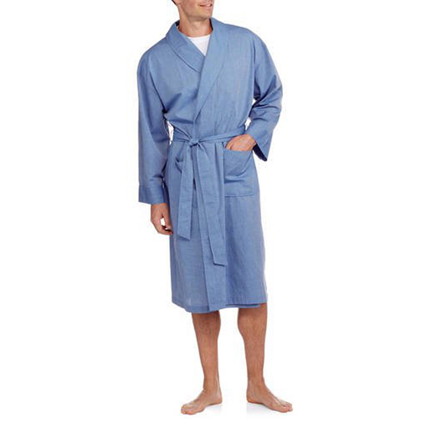 Hanes Mens Long Sleeve Mid Length Robe - JCPenney
