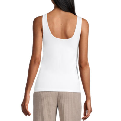 Ambrielle Smoothing Solutions Womens U Neck Sleeveless Tank