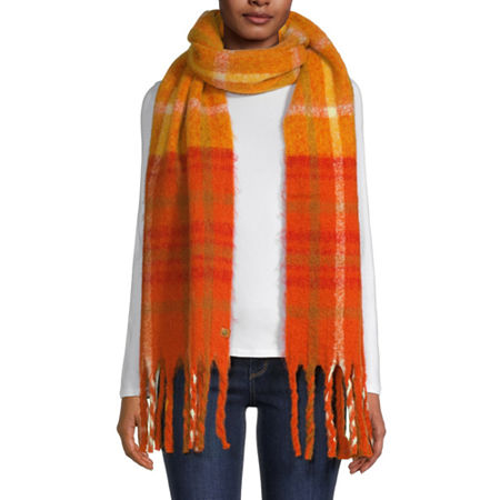 Frye and Co. Blanket Cold Weather Scarf, One Size , Orange