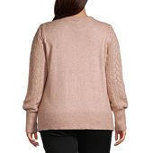 Jcpenney plus sweaters best sale