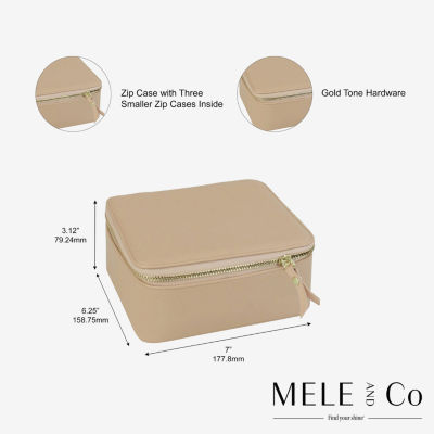 Mele And Co Bento Box Jewelry Travel Case