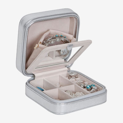 Mele And Co Luna Mirrored Jewelry Travel Case