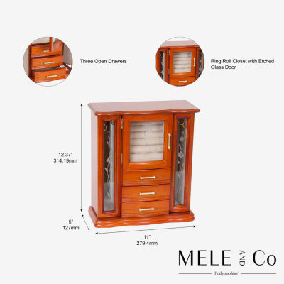 Mele and Co Bianca Jewelry Box