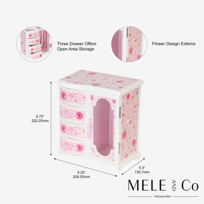 Mele and Co Bianca Jewelry Box