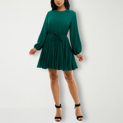 jcpenney emerald green dress Size 10 Evening Gown - Emerald Green Satin Dress by Murray Arbeid main image 1
