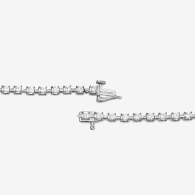 1 1/2 CT.T.W. Lab-Grown Diamond (I2/ H-I) 10K White Gold 7 1/4 Inch Tennis Bracelet