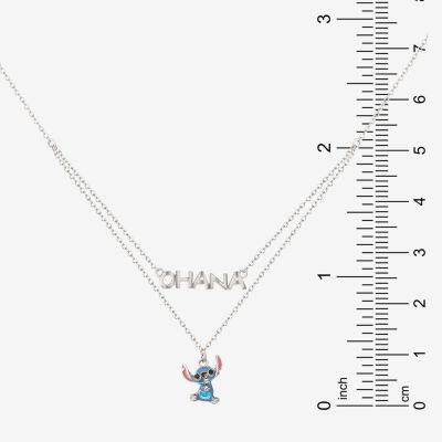 Disney Collection Girls Sterling Silver Pendant Necklaces